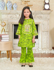 Lime Garden Lawn Suit