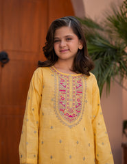 Marigold Sunshine Khadar 2 Pcs Set