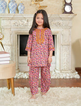 Radiant Mosaic Cotton Lawn Suit