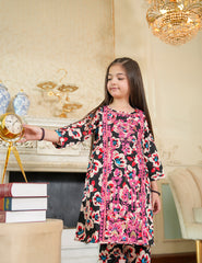 Midnight Bloom Cotton Lawn Suit
