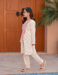 Ivory Petal Khadar 2 Pcs Set