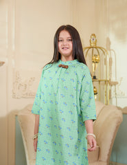 Mint Meadow Cotton Lawn Suity