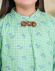 Mint Meadow Cotton Lawn Suity