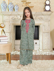 Emerald Charm Cotton Lawn Suit