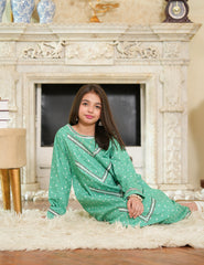 Mint Elegance Cotton Lawn Suit