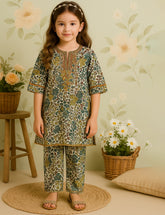 Forest Bloom 2-Piece Kurta Set