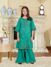 Emerald Grace Cotton Lawn Suit