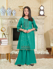 Emerald Grace Cotton Lawn Suit