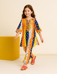 Polka Pop 2-Piece Kurta Set
