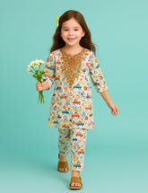 Doodle Style 2-Piece Kurta Set