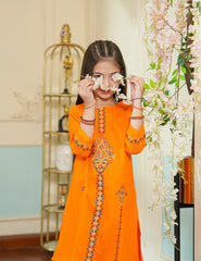 Sunset Ember Cotton Lawn Suit