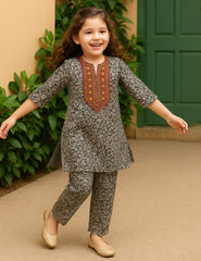 Grey Garden 2-Piece Kurta Set