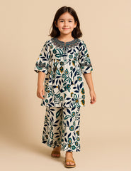 Indigo Bloom 2-Piece Kurta Set