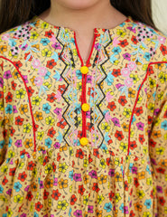 Sunshine Garden Cotton Lawn Suit