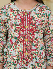 Vintage Garden Cotton Lawn Suit