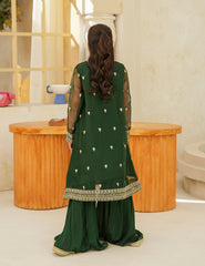 Festive Elegance Silk & Organza 3 Pcs