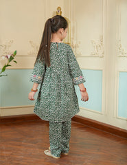 Forest Blossom Cotton Lawn Suit