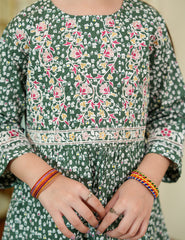 Forest Blossom Cotton Lawn Suit