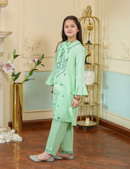 Mint Whisper Cotton Lawn Suit