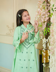 Mint Whisper Cotton Lawn Suit