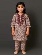 Vintage Rose 2-Piece Kurta Set