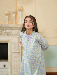 Lavender Mist Cotton Lawn Suit