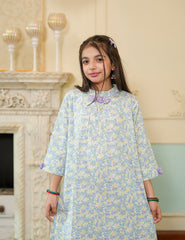Lavender Mist Cotton Lawn Suit