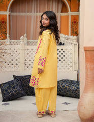 Soft Sunshine Khadar 2 Pcs Set
