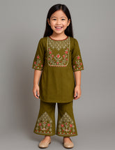 Mystic Olive 2-Piece Kurta Set