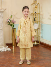 Golden Mist Embroidered Lawn Suit