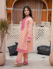 Blush Petal Khadar 2 Pcs Set