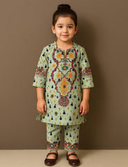 Sage Blossom 2-Piece Kurta Set