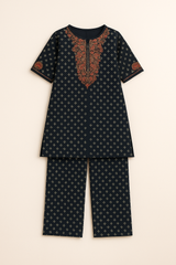 Midnight Motif 2- Piece Kurta Set