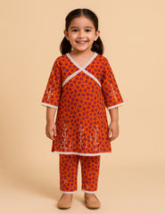 Sunset Bloom 2-Piece Kurta Set