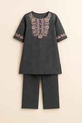 Midnight Rose 2-Piece Kurta Set