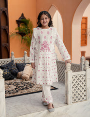 Ivory Rose Whisper Khadar 2 Pcs Set