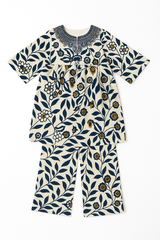 Indigo Bloom 2-Piece Kurta Set