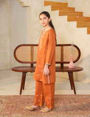 Amber Embroidered Cotton Lawn 2-Piece Set