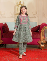 Olive Garden Embroidered Lawn Suit