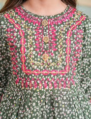 Olive Garden Embroidered Lawn Suit