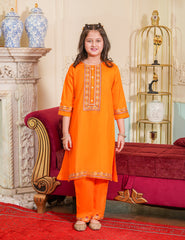 Sunset Glow Cotton Lawn Suit