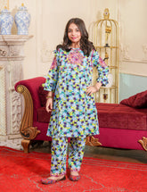 Floral Fiesta Cotton Lawn Suit