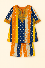 Polka Pop 2-Piece Kurta Set