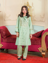 Mint Elegance Cotton Lawn Suit
