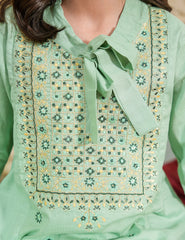 Mint Elegance Cotton Lawn Suit