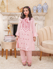 Blush Bloom Cotton Lawn Suit