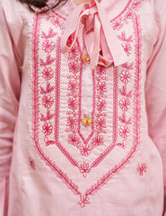 Blush Bloom Cotton Lawn Suit