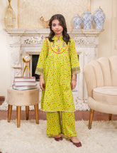 Sunshine Blossom Cotton Lawn Suit