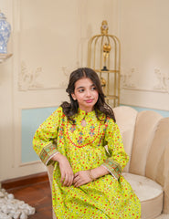 Sunshine Blossom Cotton Lawn Suit