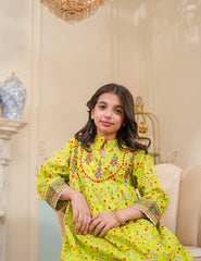Sunshine Blossom Cotton Lawn Suit